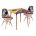 Стол деревянный Table multicolor 