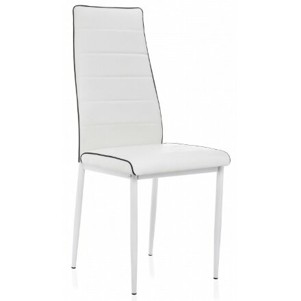 Стул на металлокаркасе на металлокаркасе DC2-001 white / black 