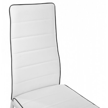 Стул на металлокаркасе на металлокаркасе DC2-001 white / black 