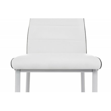 Стул на металлокаркасе на металлокаркасе DC2-001 white / black 