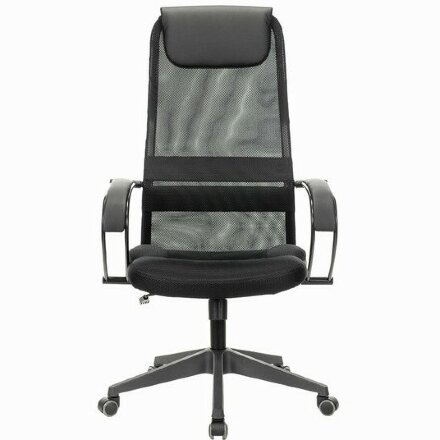 Кресло офисное BRABIX PREMIUM &quot;Stalker EX-608 PL&quot;, ткань-сетка/кожзам, черное, 532090 Черный