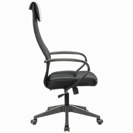 Кресло офисное BRABIX PREMIUM &quot;Stalker EX-608 PL&quot;, ткань-сетка/кожзам, черное, 532090 Черный
