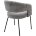 Стул SNUG 3018-17 серый, шенилл / черный каркас, ®DISAUR 