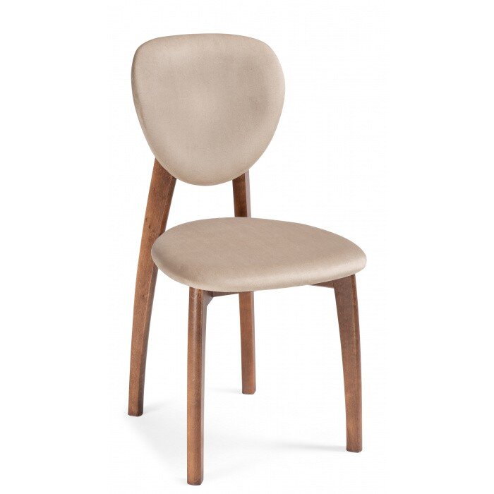 Стул деревянный Вакимо ткань tenerife beige / миланский орех Стул деревянный Вакимо ткань tenerife beige / миланский орех