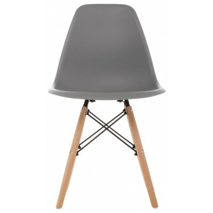 Пластиковый стул Eames PC-015 серый 