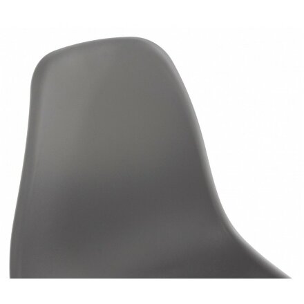 Пластиковый стул Eames PC-015 серый 