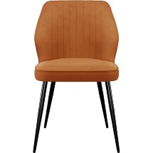 Стул DikLine 222М B17 TERRACOTTA, ножки черные