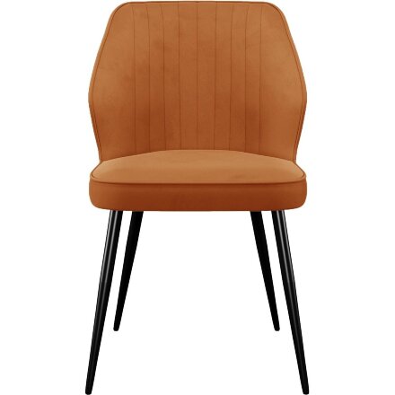 Стул DikLine 222М B17 TERRACOTTA, ножки черные 