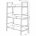 Стеллаж на металлокаркасе BRABIX &quot;LOFT SH-002&quot;, 600х350х845 мм, цвет морёный дуб, 641231 Морёный дуб