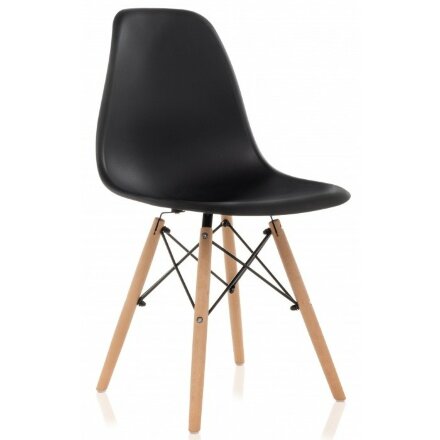Пластиковый стул Eames PC-015 черный 