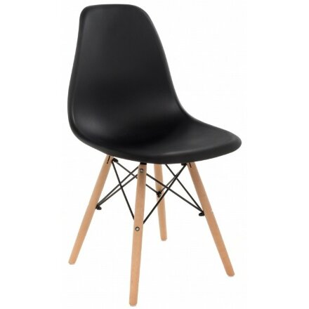 Пластиковый стул Eames PC-015 черный 