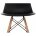 Пластиковый стул Eames PC-015 черный 