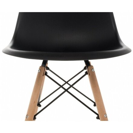 Пластиковый стул Eames PC-015 черный 
